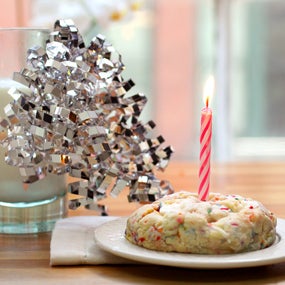 Our #1 seller is Gooey on the Inside Birthday Cake jumbo Cookie.