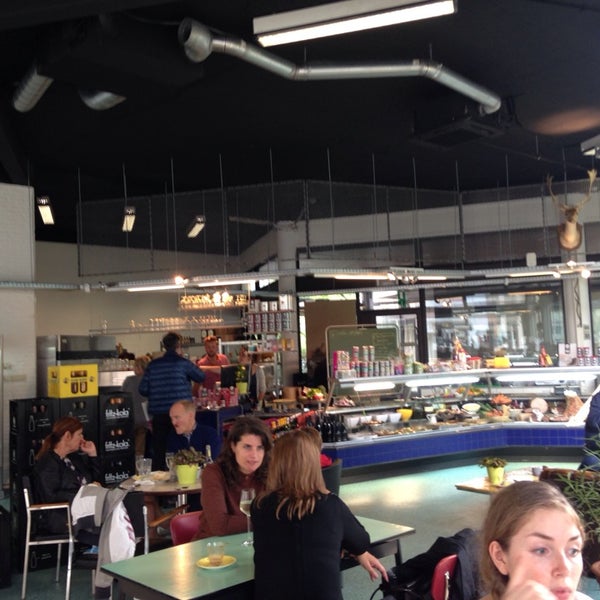 Stylish new cafe in the heart of the city! You can also do your food supplies shopping here