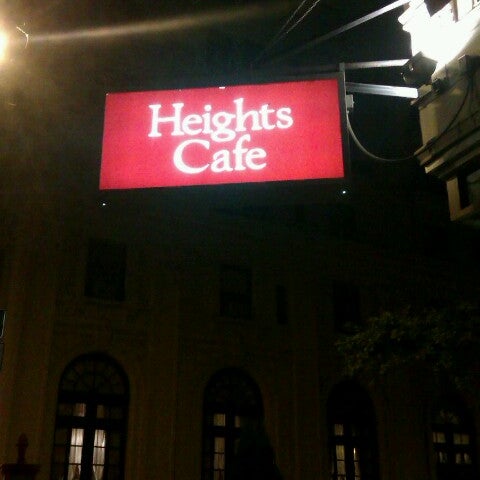 Photo taken at Heights Cafe by Timur M. on 10/14/2012