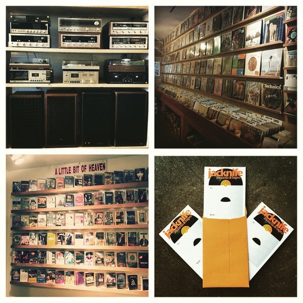 Photo taken at Jacknife Records &amp; Tapes by Trevor B. on 12/23/2014