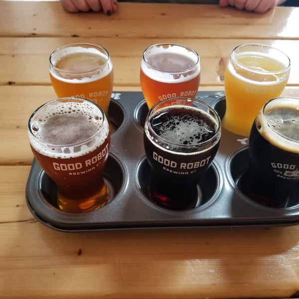 Photo taken at Good Robot Brewing Company by Peter C. on 5/30/2019