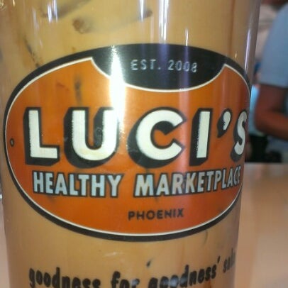 Photo taken at Luci&#39;s Healthy Marketplace by Pat A. on 12/23/2012