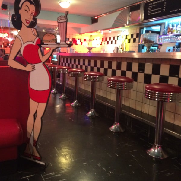 Photo taken at TRIXIE American Diner by Tati B. on 3/13/2015