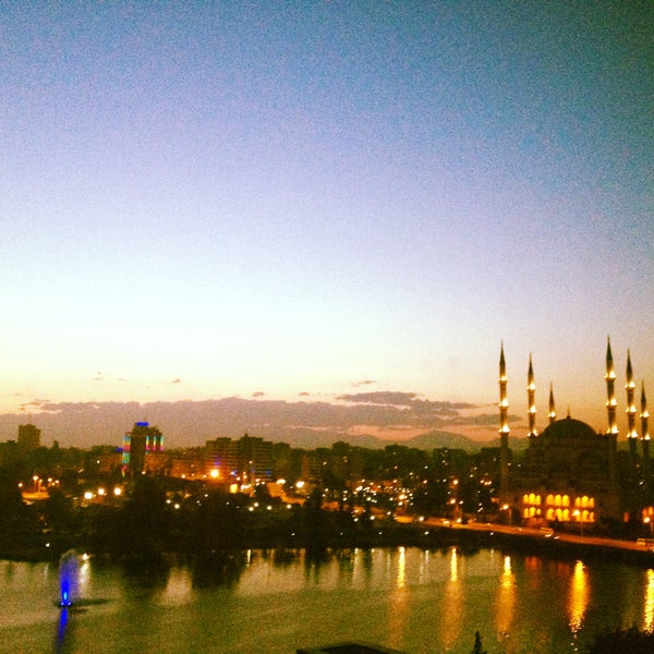 Photo taken at Adana HiltonSA by Irem T. on 5/21/2013