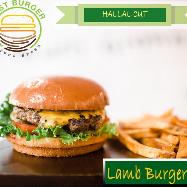 Halal Options: Lamb Burger , Some Beef Burgers