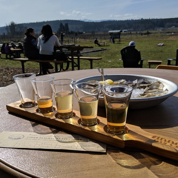 Photo taken at Finnriver Farm &amp; Cidery by Jake on 3/17/2019