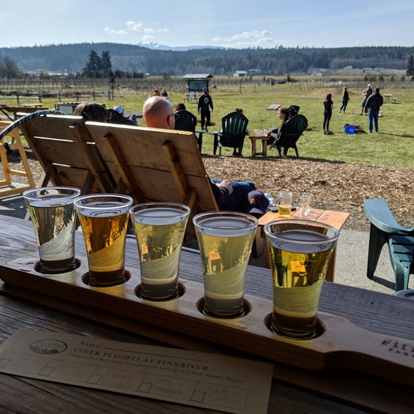 Photo taken at Finnriver Farm &amp; Cidery by Jake on 3/17/2019
