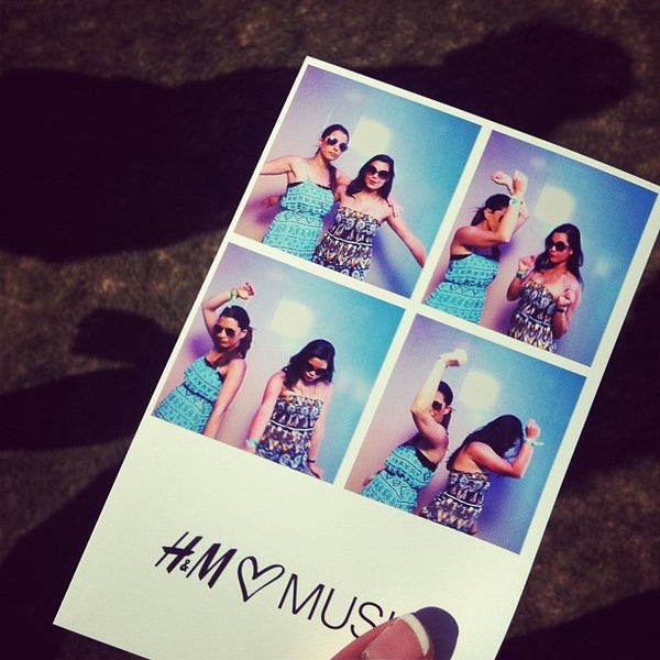 Photo taken at H&amp;M Loves Music Tent at Coachella by Steph on 4/14/2013