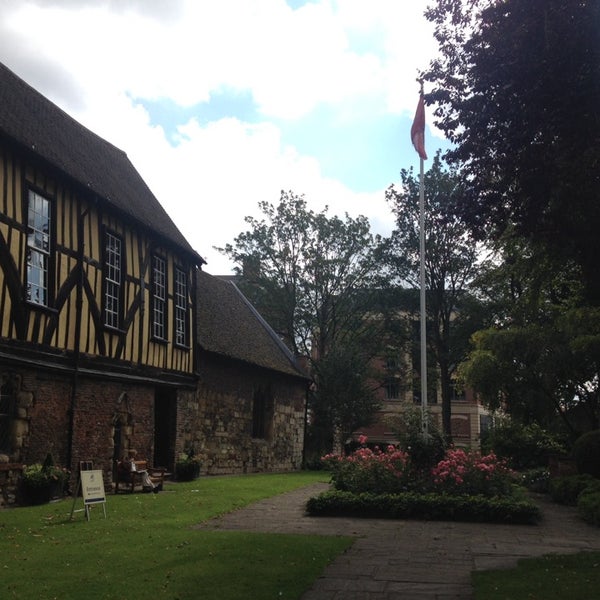 Photo taken at Merchant Adventurers&#39; Hall by Kavalee L. on 8/26/2014