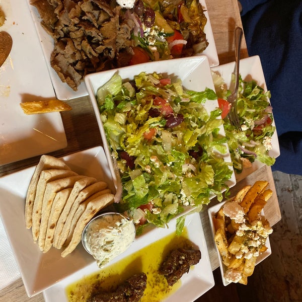 Hard to go wrong with a Greek salad and gyro platter! Good portions for the price.