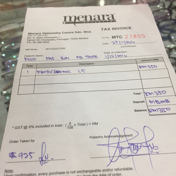Menara Optometry Taman Cempaka Melaka Melaka