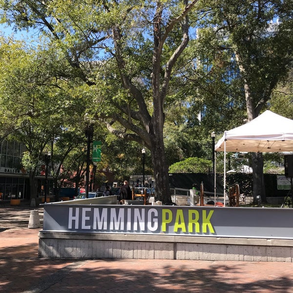 Photo taken at Hemming Park by Courtney M. on 2/6/2018