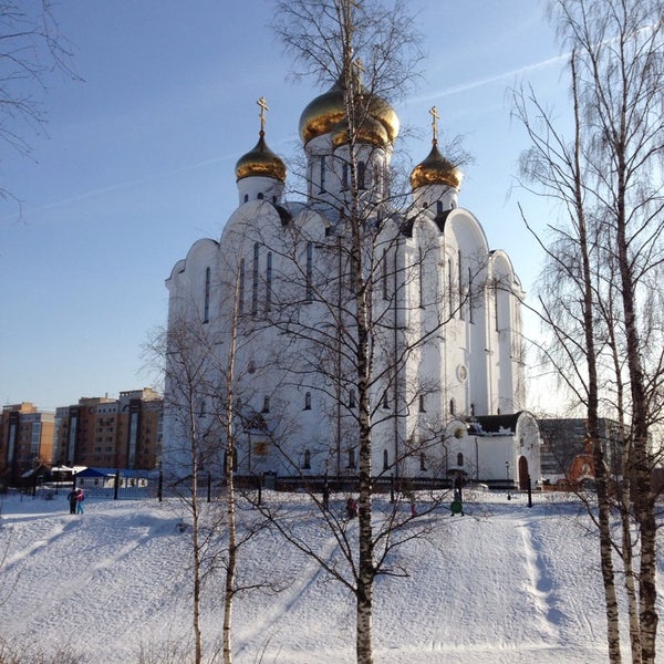 Храм Святой Троицы зимой Пермь