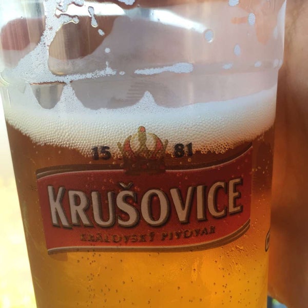 Photo taken at Krusovice Royal Brewery by Efe A. on 6/23/2016