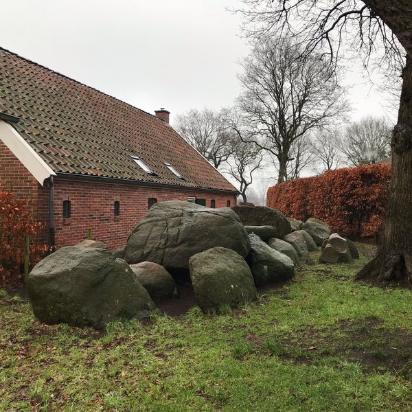 Photo taken at Hunebed D3 en D4 De Huneborg by Tony v. on 2/10/2019