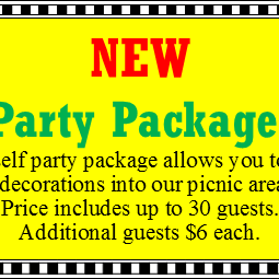 Check out our newest birthday party packages this summer!