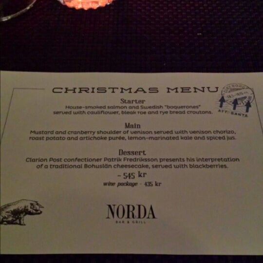 Photo taken at Norda Bar &amp; Grill by Andreas E. on 12/24/2013
