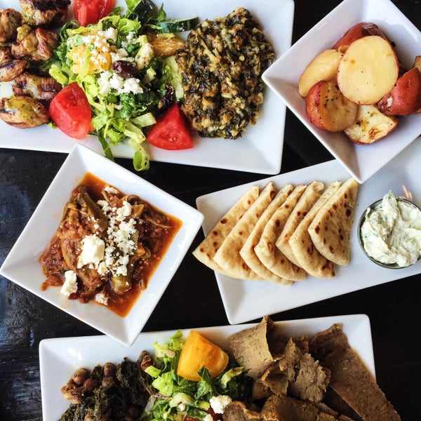 gyro and souvlaki platters are delicious. so much great, home cooked food for reasonable prices. pita is fresh, okra is delicious, and sides are on point.