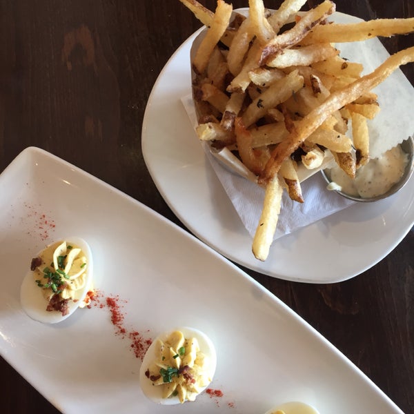 the duck fat fries are so good as are the deviled eggs