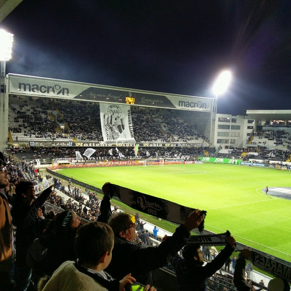 Photo taken at Estádio D. Afonso Henriques by João M. on 3/1/2017
