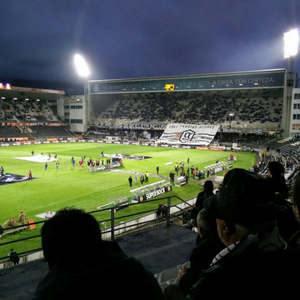 Photo taken at Estádio D. Afonso Henriques by João M. on 5/1/2015