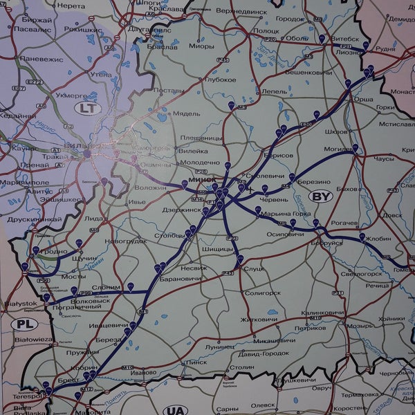 Белтолл карта пунктов - 90 фото