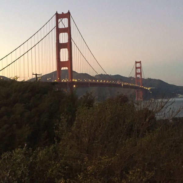 Photo taken at Golden Gate Bridge by Ceylin T. on 1/25/2015
