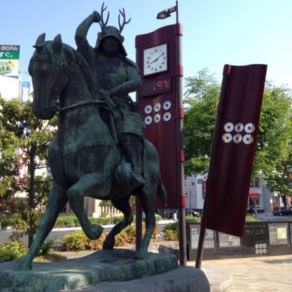 真田幸村公像 기념물 랜드마크에서의 사진