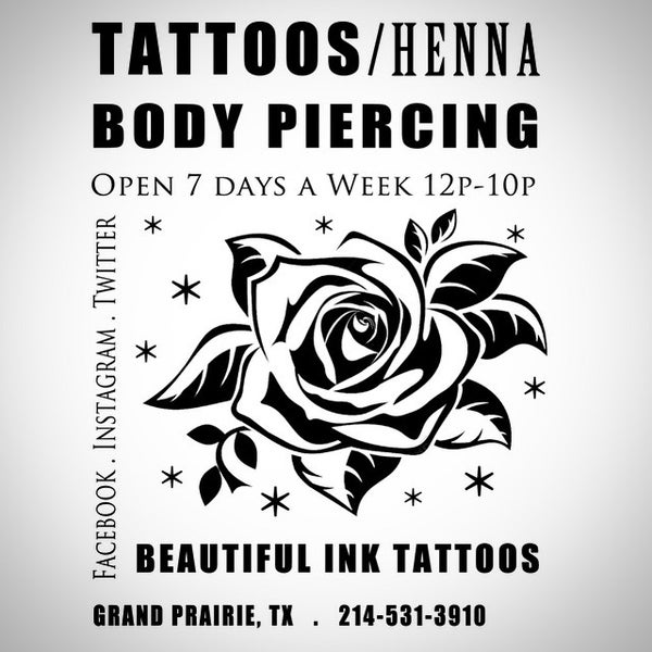 Photos at Beautiful Ink Tattoos - Tattoo Parlor in Grand Prairie