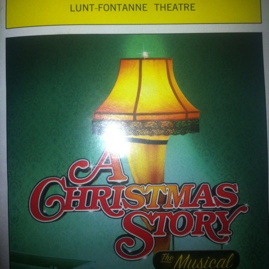 Снимок сделан в A Christmas Story the Musical at The Lunt-Fontanne Theatre пользователем Cash V. 12/13/2012