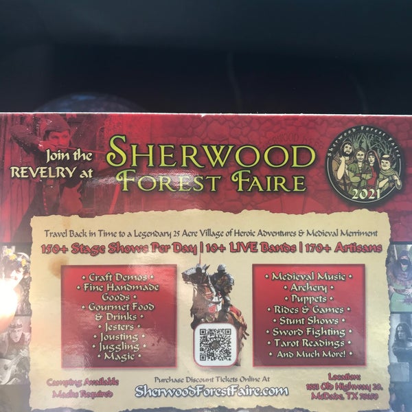Photo taken at Sherwood Forest Faire by Rasheedah J. on 4/10/2021