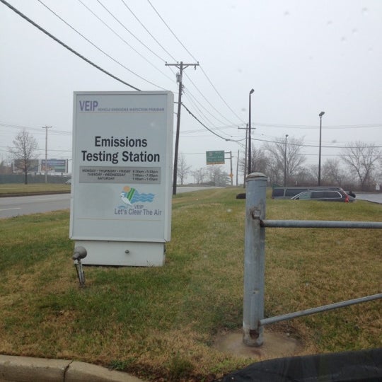 Photos at Vehicle Emissions Inspection Program (VEIP) Station Government Building in