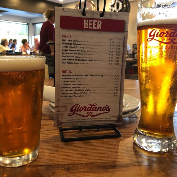 Photo taken at Giordano&#39;s by Cheryl A. on 6/29/2019