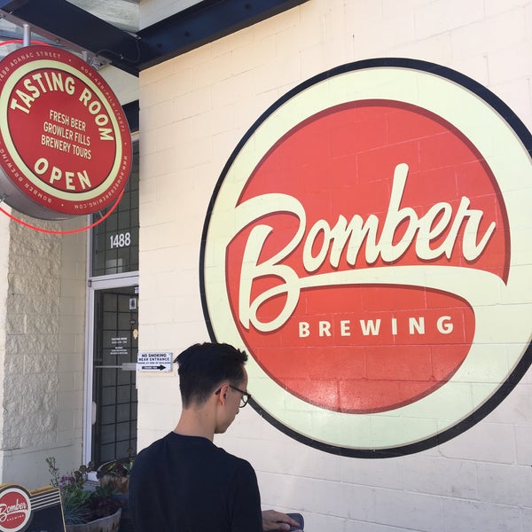 Photo taken at Bomber Brewing by Sean B. on 6/24/2017