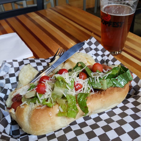 Family friendly , with great daily specials. Great service and variety. Flavor was on point. Happy hour mon-sat 3-6:30pm. Hotdog and pizza/flatbreads. I think WildDawgs is my new favorite dwntn est