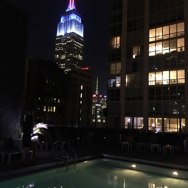 Photo taken at Gansevoort Park Rooftop by Helena D. on 10/9/2016