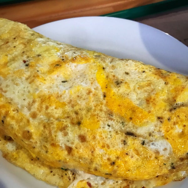 Ótimo custo benefício. Excelente omelete de frango!