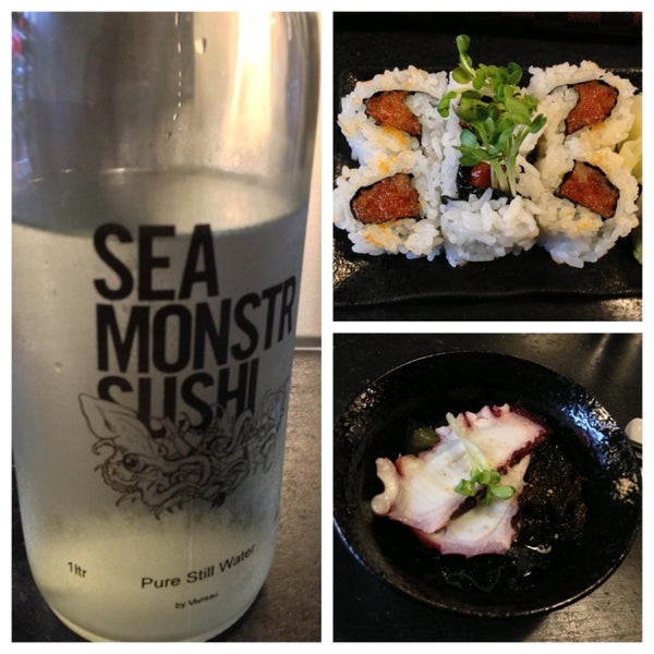 Photo taken at Sea Monstr Sushi by Amy C. on 2/7/2013