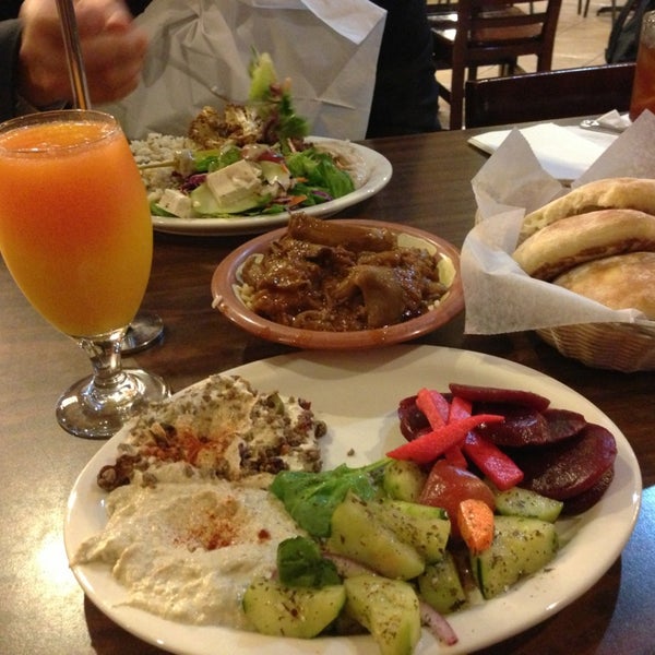 Photo taken at Aladdin Mediterranean Cuisine by mai p. on 4/30/2013
