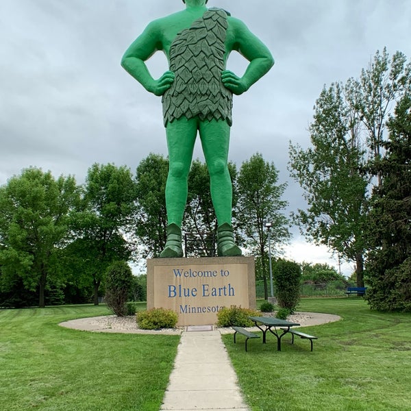 Photo taken at Jolly Green Giant Statue by Glenn V. on 5/29/2019