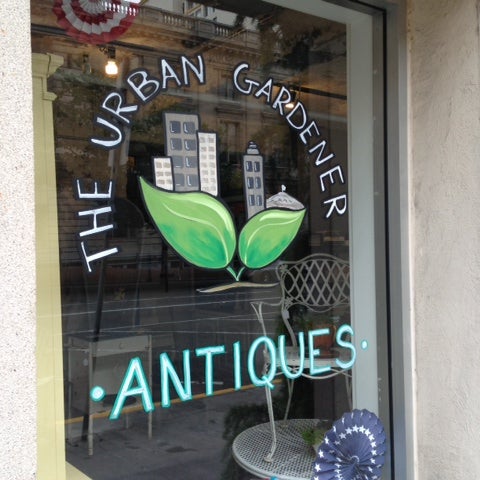 Garden antiques and gifts.