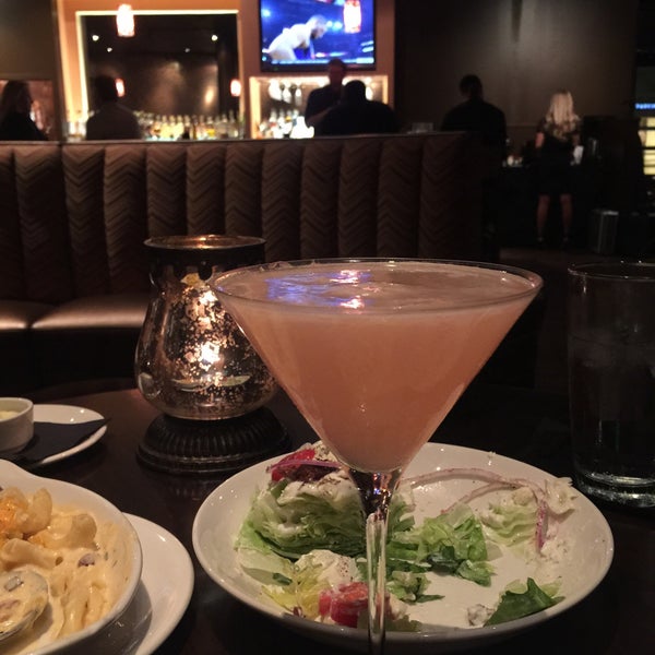 Photo taken at Vince Young Steakhouse by Serena on 4/19/2015