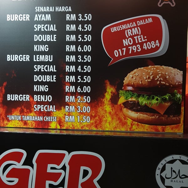 Hot Sausage Senarai Harga Hot Sausage Dan Burger Bakar