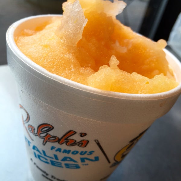 For warmer weather & liquid dieters, this Italian Ice kiosk whips up BEST cream & water ices ever! Love this water ice combo: sweetness of Orange, tanginess of Passionfruit, & tartness of Pineapple