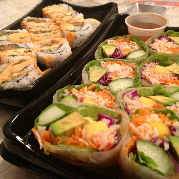 End-of-day 30% off ALL sushi. Both cost me $9.35! And if you save your receipt, $2 OFF btwn 3-6pm the next day!
