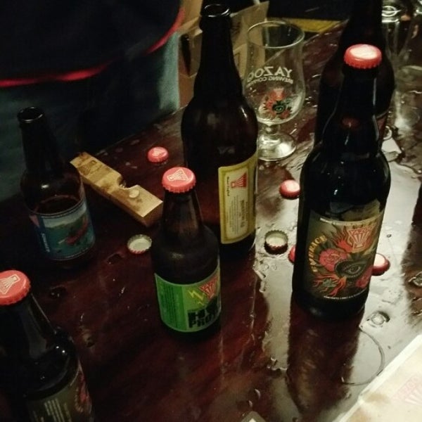 Photo taken at Upland Brewing Company Brewery &amp; Tasting Room by Steve W. on 10/25/2015