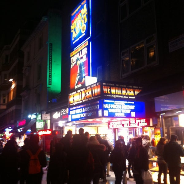 Photo taken at Leicester Square Box Office by Isabella S. on 12/27/2012