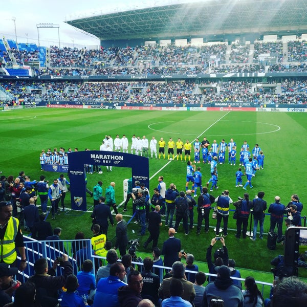 4/15/2018 tarihinde Luis P.ziyaretçi tarafından Estadio La Rosaleda'de çekilen fotoğraf