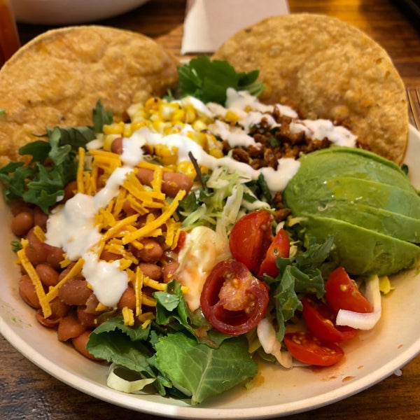 Photo taken at Veggie Grill by Lotusstone on 6/26/2018