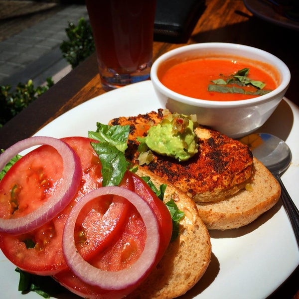 Photo taken at Veggie Grill by Lotusstone on 7/14/2015